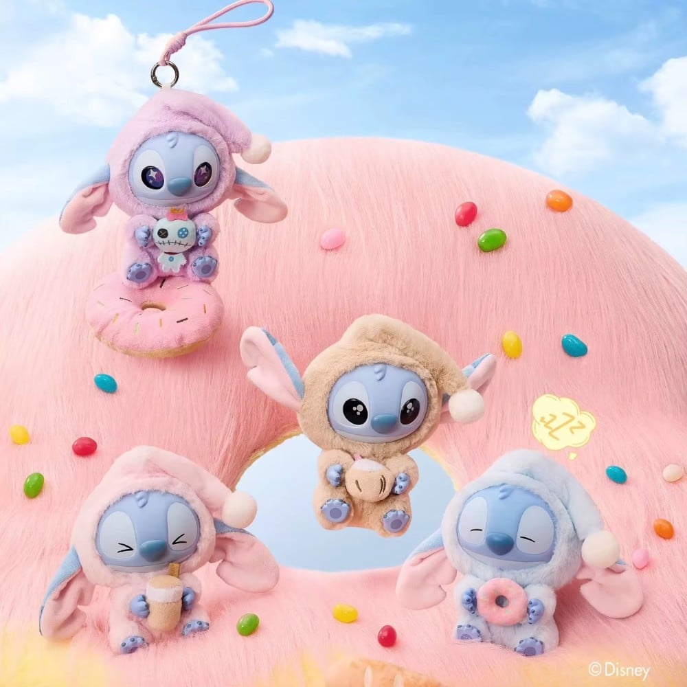 LOT DE 5 Peluches Labubu Stitch à prix exceptionnel