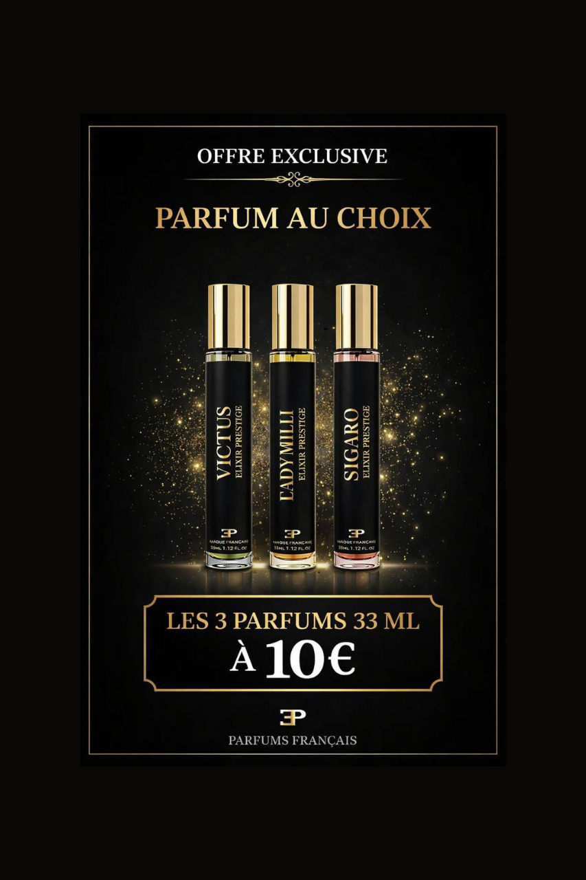 Elixir Prestige Coffret 3 Parfums d'Exception à 10€